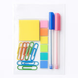 25um LDPE Flat Bag 150 x 100mm used for stationery storage