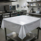 Zeropac white disposable sheet in professional kitchen