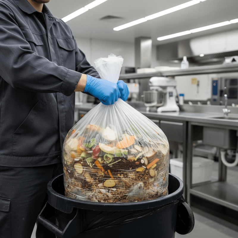 Dissolvable 120 Litre Bin Liner - Zeropac