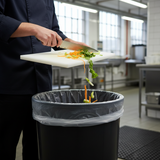 Dissolvable 80 Litre Bin Liner installed in kitchen bin