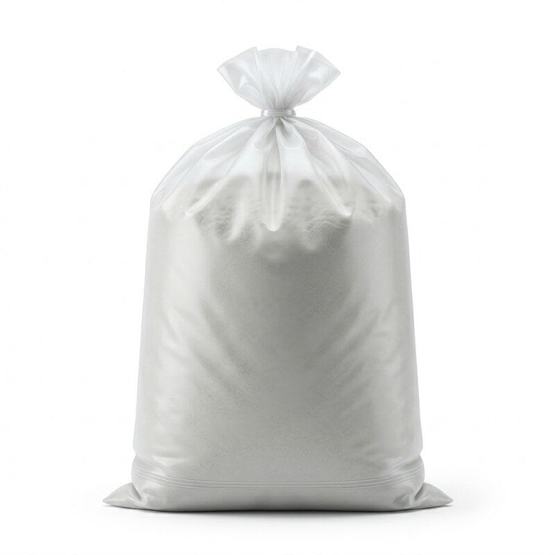 Zeropac HDPE bag filled and secured in warehouse