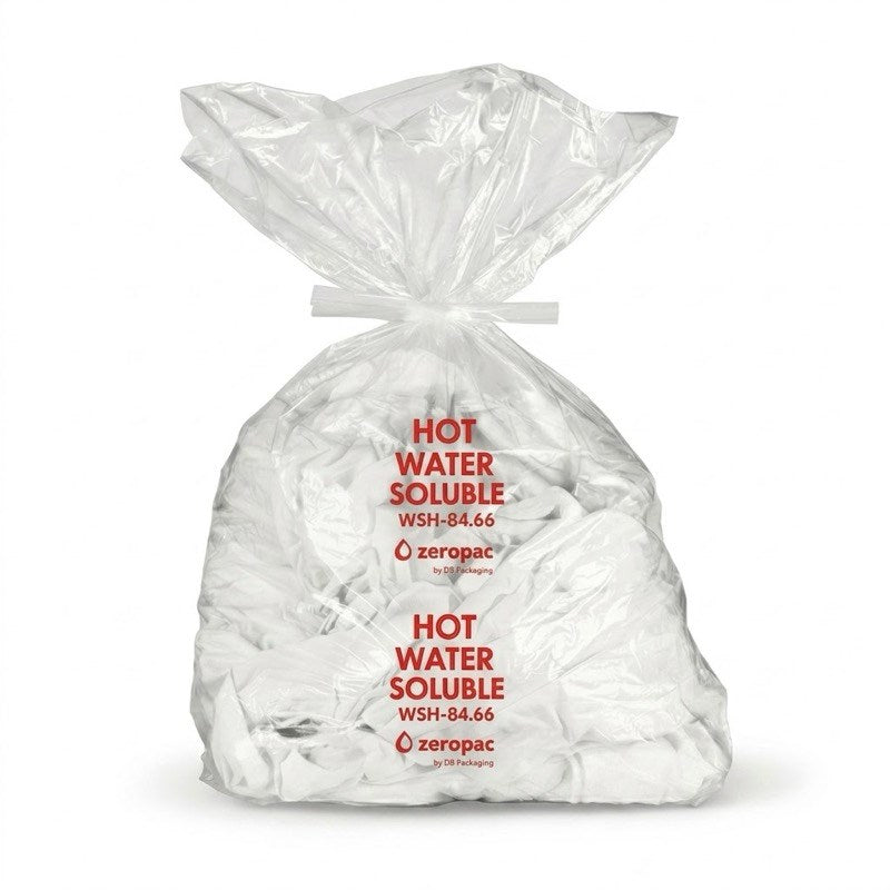 Zeropac water-soluble laundry bag dispenser pack with bags