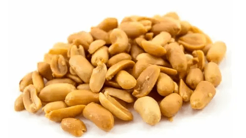 Roasted peanuts packaged in Zeropac barrier paper coating