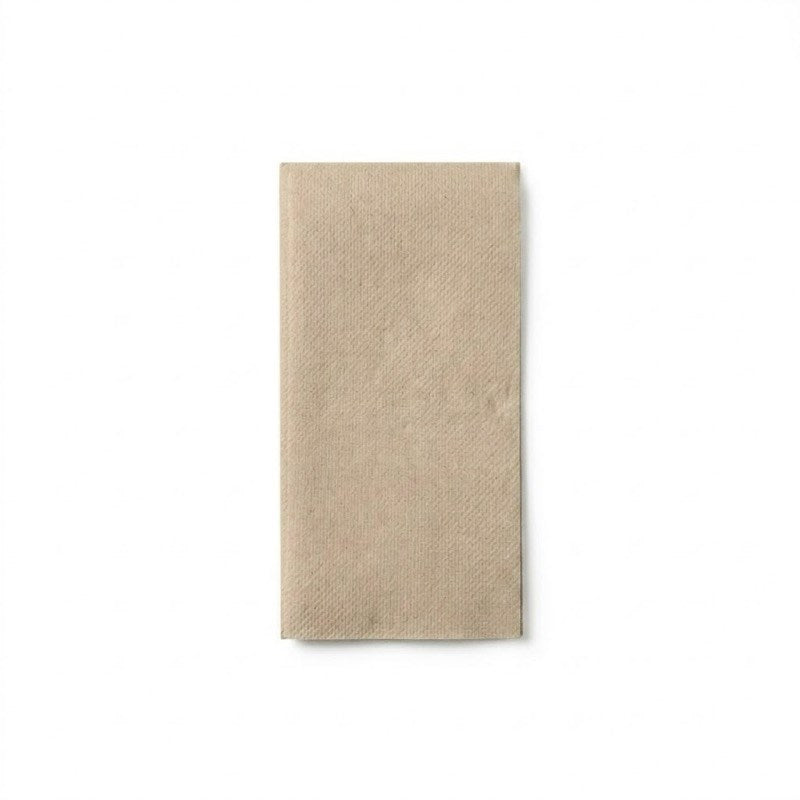 Zeropac Natural Lunch Napkin 2-Ply with wooden fork and knife