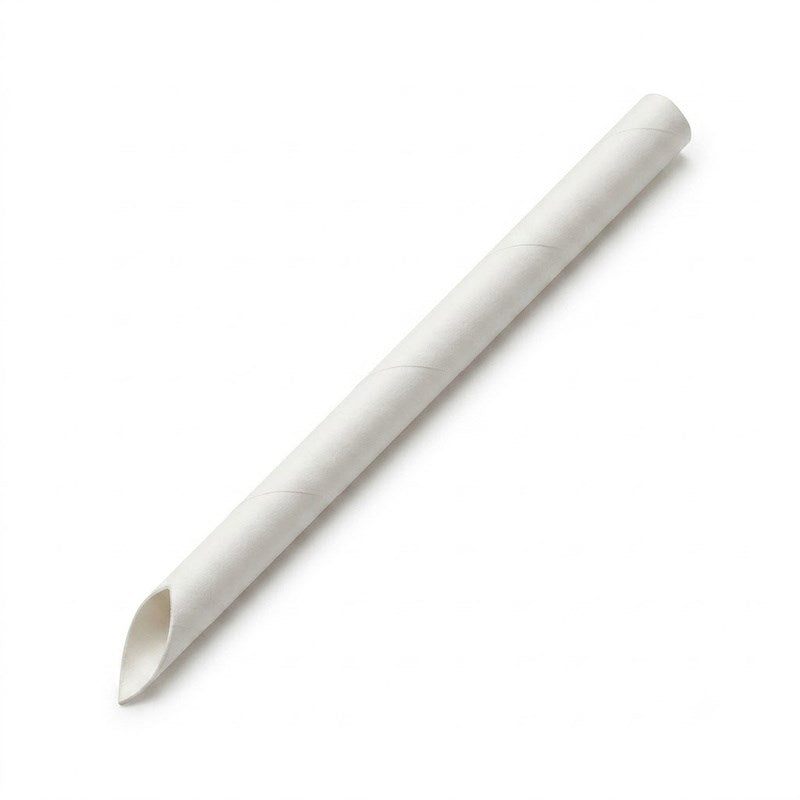 Zeropac Paper Straw Jumbo White
