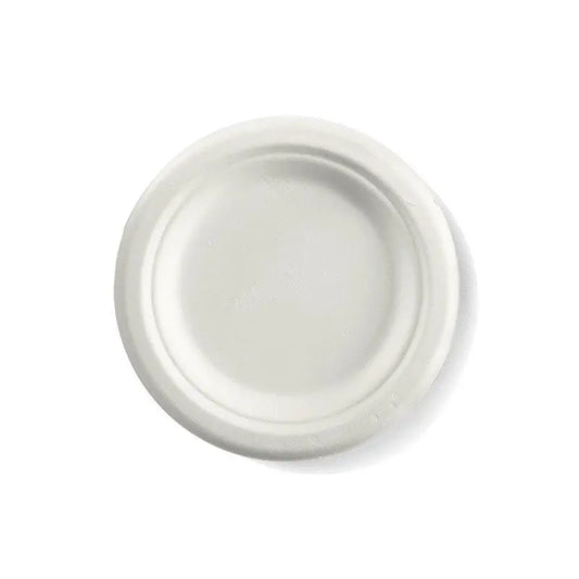 150mm / 6" Round Sugarcane Plate-Zeropac