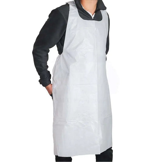 White Disposable Aprons 1220L X 610W-Zeropac